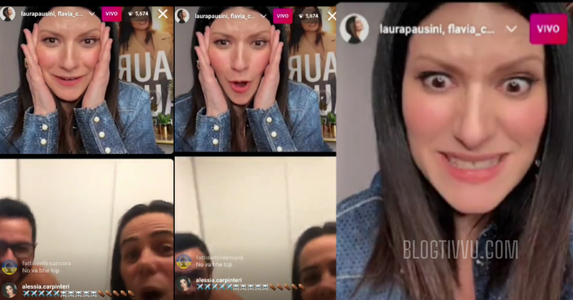 Laura Pausini chiama in diretta una coppia che stava facendo l’amore: l’epica reazione – VIDEO preview