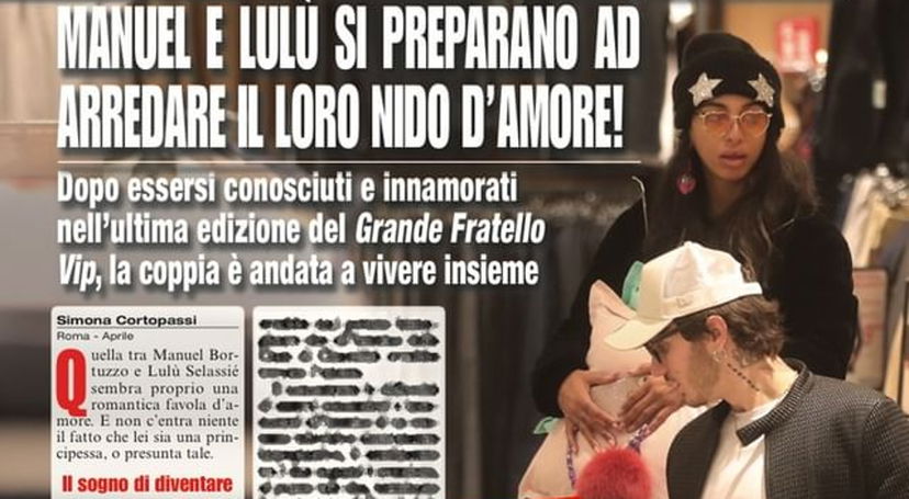 Lulù e Manuel si preparano ad arredare il loro nido d’amore: la romantica favola preview