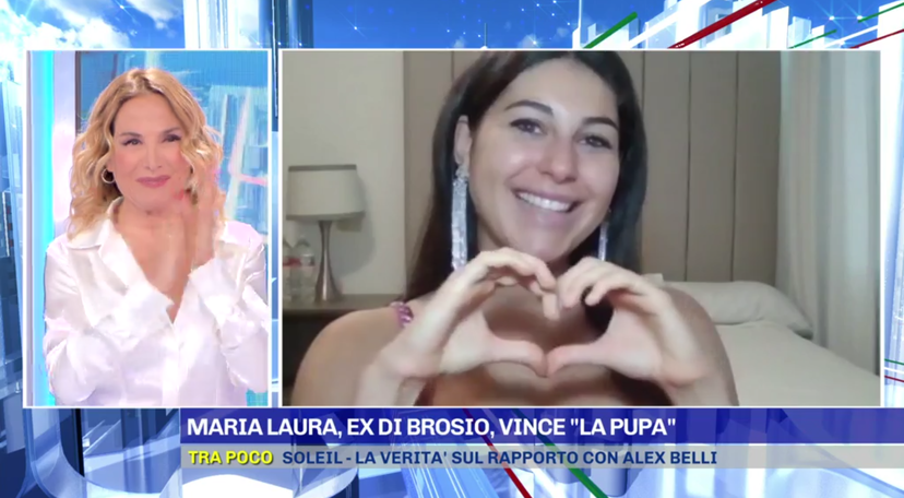 Maria Laura De Vitis concorrente Isola dei Famosi dopo aver vinto La Pupa e il Secchione Show preview