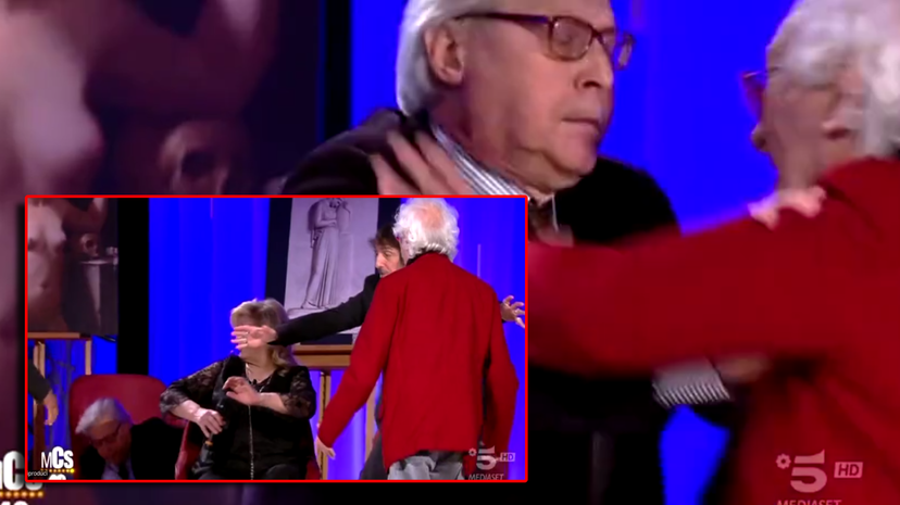 Rissa al Costanzo Show tra Sgarbi e Mughini: insulti e botte da orbi – VIDEO preview