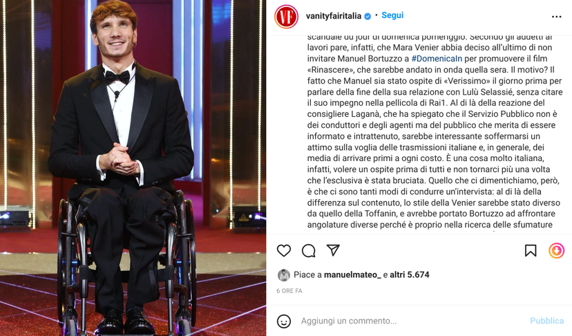 Manuel Bortuzzo, la reazione “contro” Mara Venier: il chiaro gesto social preview