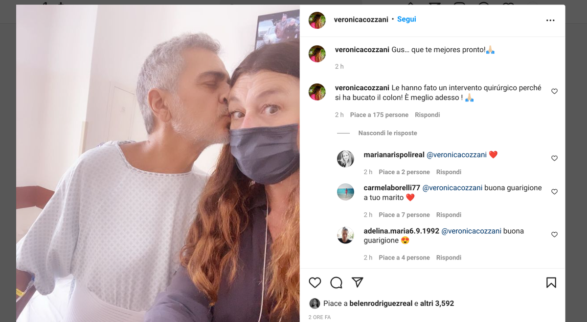 Il padre di Belen Rodriguez in ospedale, Gustavo è stato operato: come sta? Parla la moglie article-post