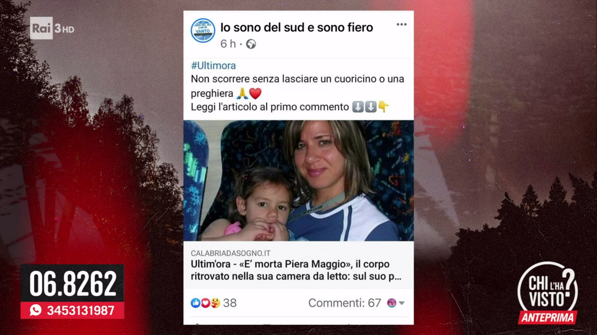 “Data per morta”: Piera Maggio e la fake news sulla mamma di Denise Pipitone, Federica Sciarelli sbotta article-post