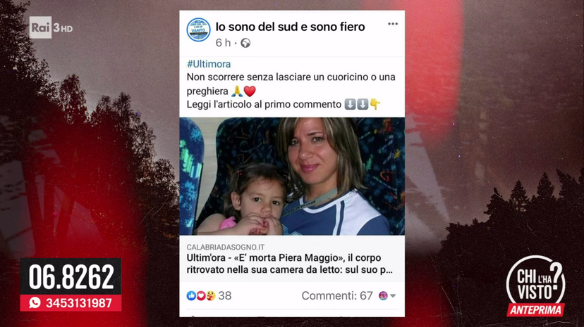 “Data per morta”: Piera Maggio e la fake news sulla mamma di Denise Pipitone, Federica Sciarelli sbotta preview