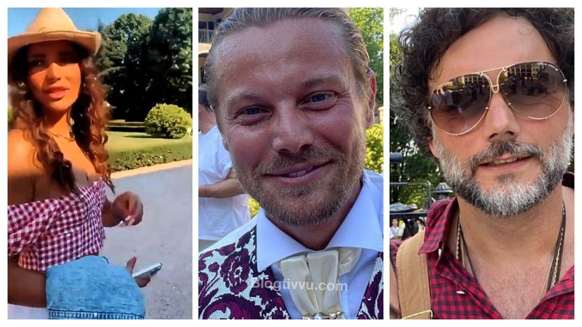 Barù e Jessica al matrimonio di Davide Silvestri: tema “contadino”, sposo e ospiti sul trattore – FOTO e VIDEO preview