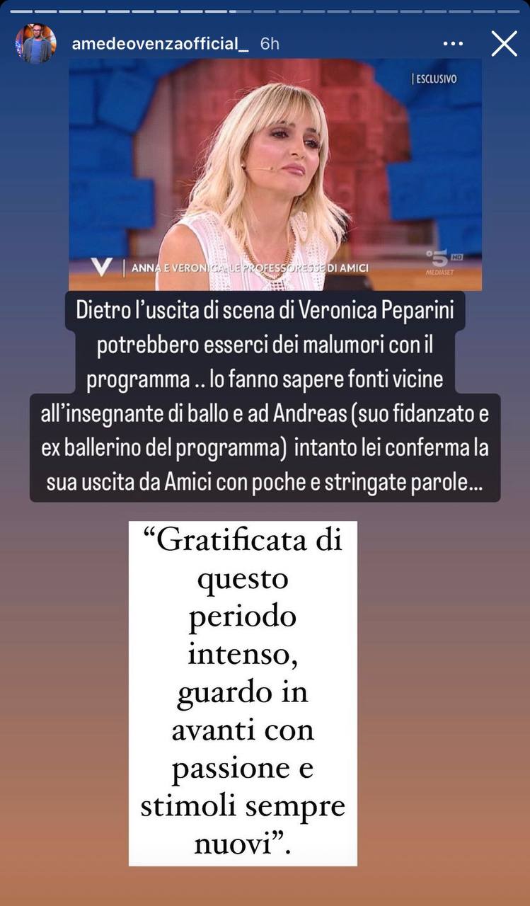 Amici 22, cosa c’è dietro l’uscita di scena di Veronica Peparini? Lo scoop