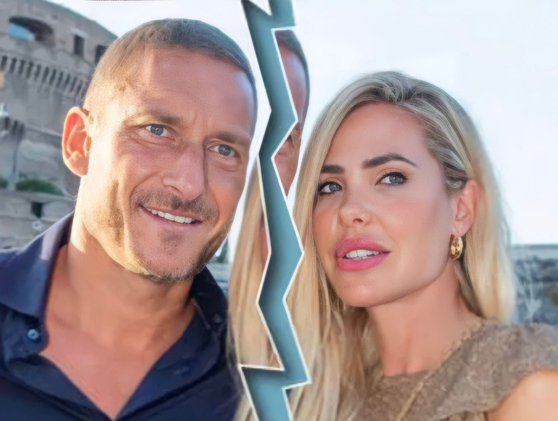 Francesco Totti e Ilary Blasi