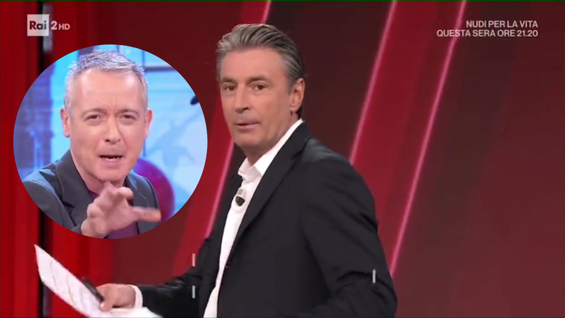 Milo Infante contro Pierluigi Diaco