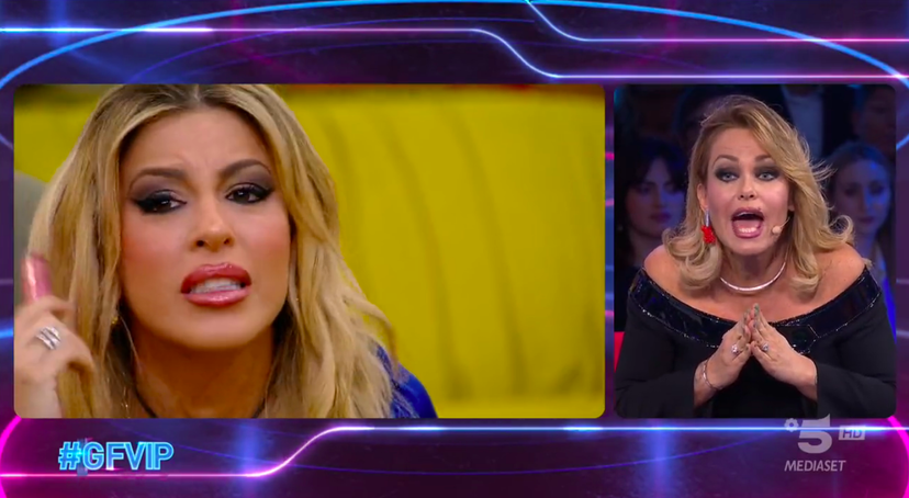 Oriana Marzoli manda a quel paese Sonia Bruganelli al GF Vip: cosa è successo durante la pubblicità preview