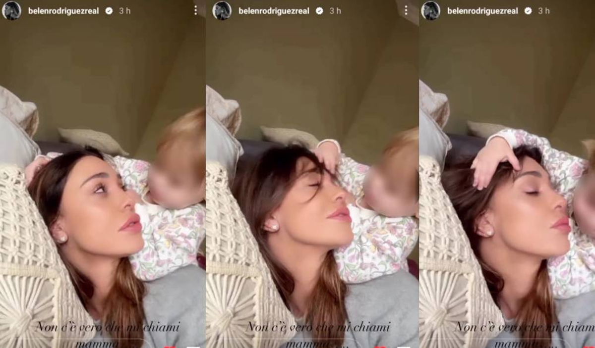 Belen Rodriguez, la prima parola della figlia è per papà Antonino: la replica della showgirl è una frecciatina all’ex? article-post