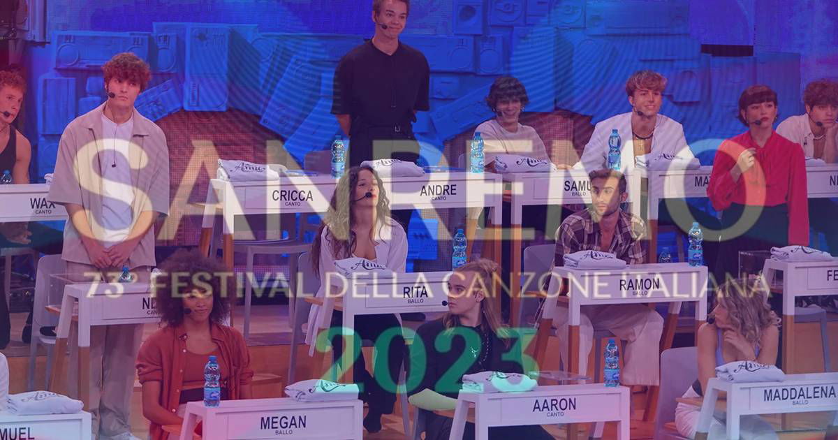 Amici 22, allievi guardano Sanremo 2023 e fanno il tifo per una loro prof article-post