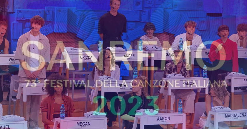 Amici 22, allievi guardano Sanremo 2023 e fanno il tifo per una loro prof preview