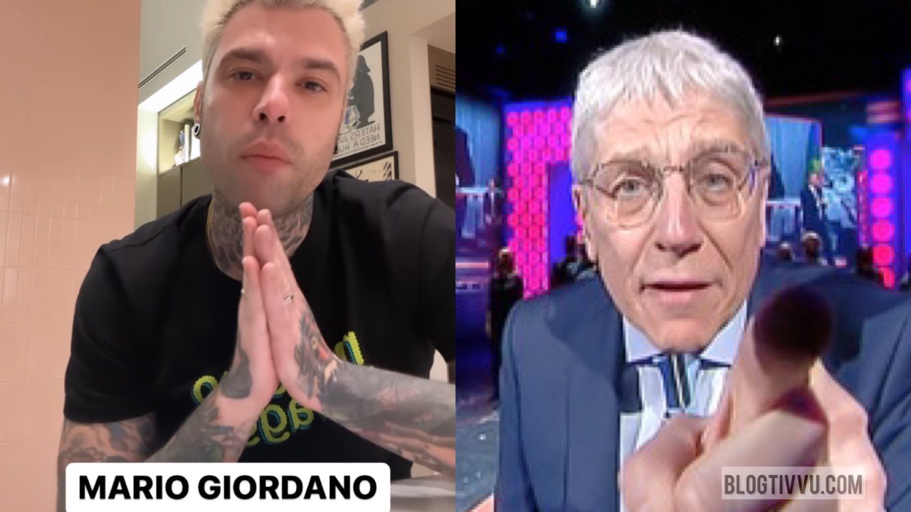 Fedez e Mario Giordano