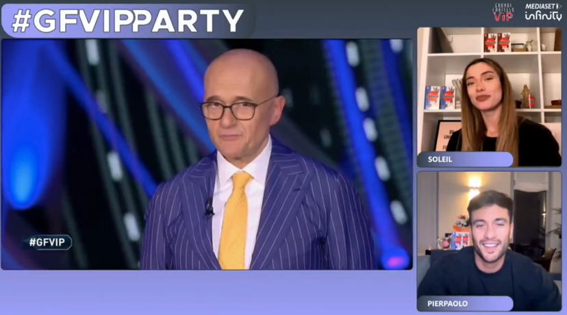 Donnamaria squalificato dal GF Vip, Soleil e Pierpaolo commentano il provvedimento preview