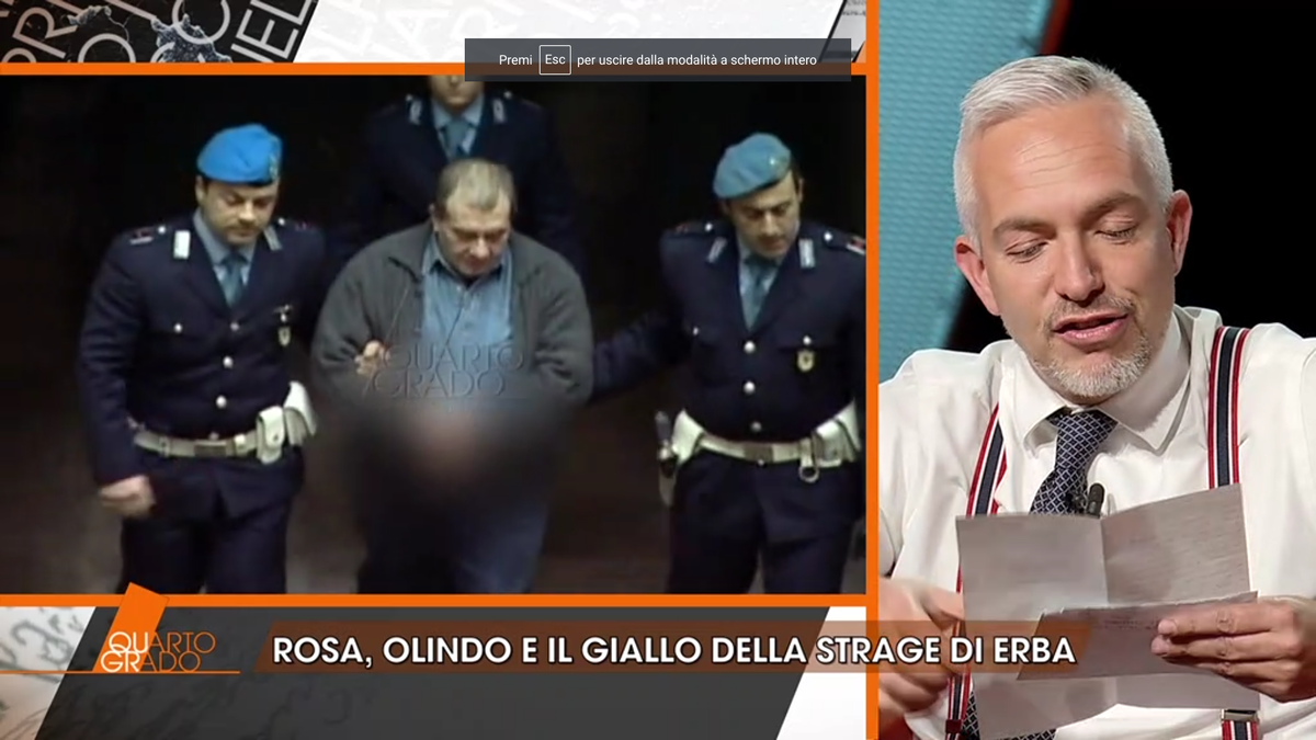 Strage di Erba, lettera di Olindo: “Io e Rosa non c’entriamo niente”, il caso oggi a Quarto Grado article-post