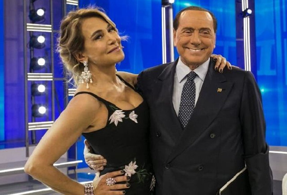 Barbara d'Urso e Silvio Berlusconi