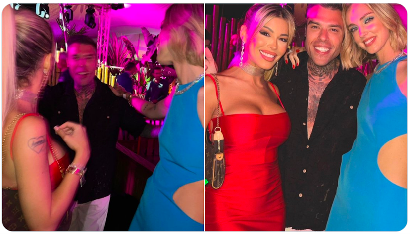 Oriana Marzoli con i Ferragnez e gli ex del Grande Fratello Vip: ecco le foto ed i video della serata preview