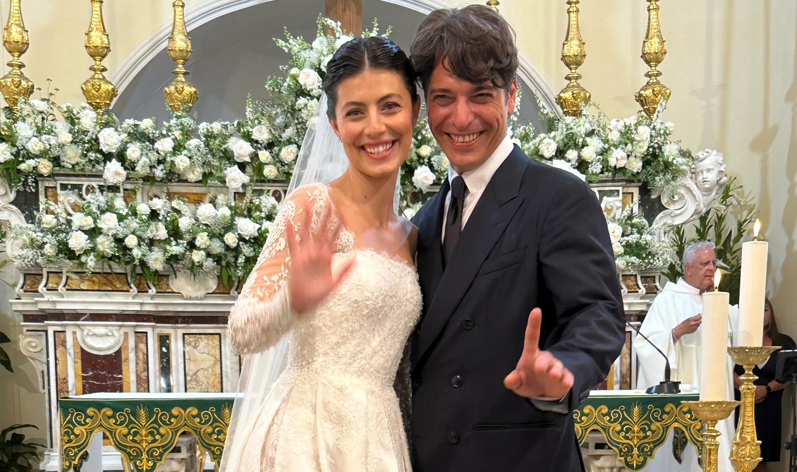 Alessandra Mastronardi e Gianpaolo Sannino sposi