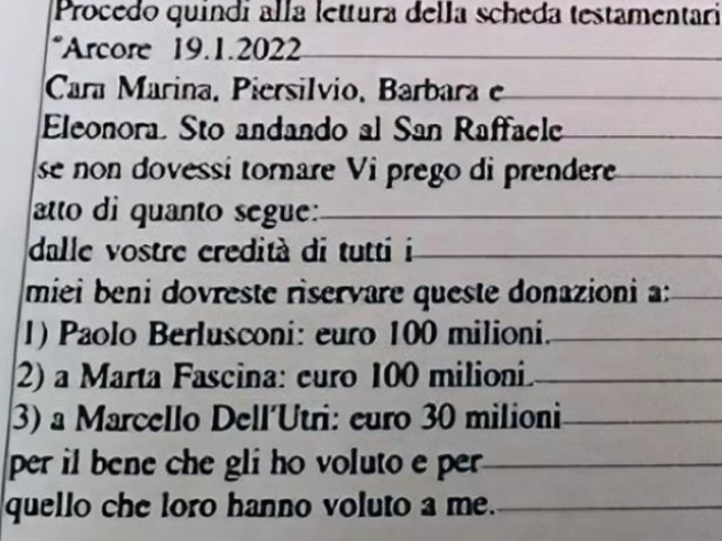 Luigi Berlusconi "sparisce" Dal Testamento: Ecco Perché Non C'è Il Nome