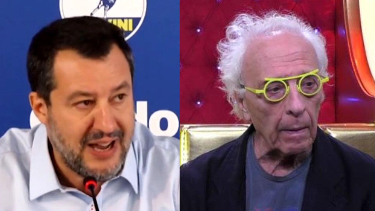 Giampiero Mughini insulta Salvini al GF: Matteo risponde
