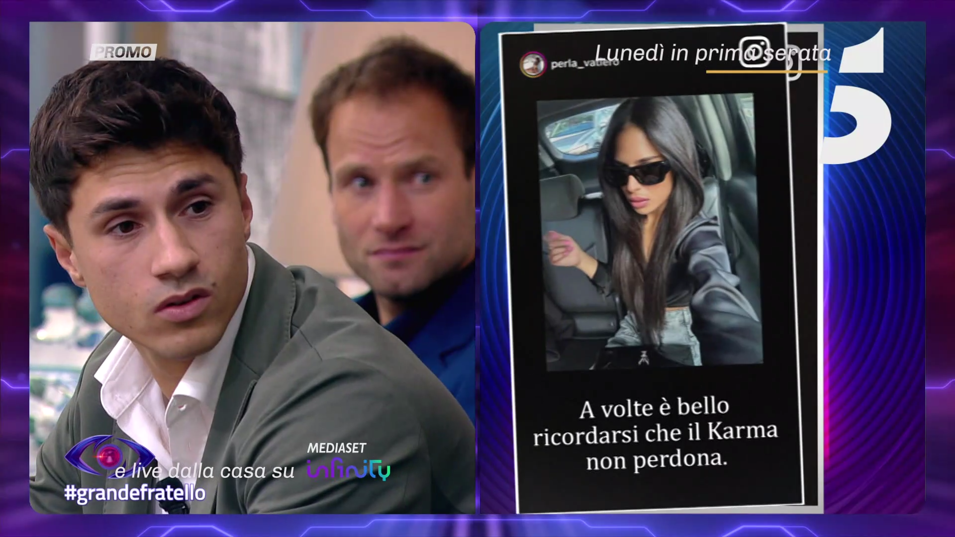 Mirko e Perla, faccia a faccia