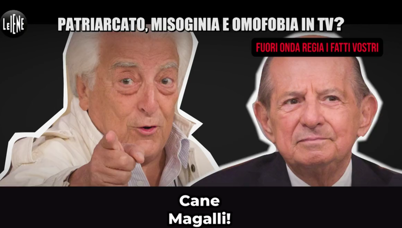I fuorionda shock di Michele Guardì a Le Iene: da “Cane Magalli” a “Fr*cio di m*rda”, la replica preview