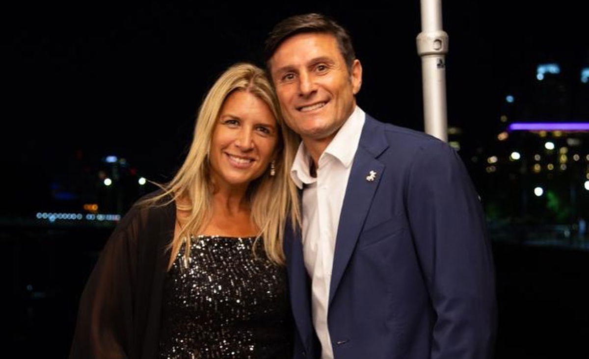 Moglie e figli di Javier Zanetti