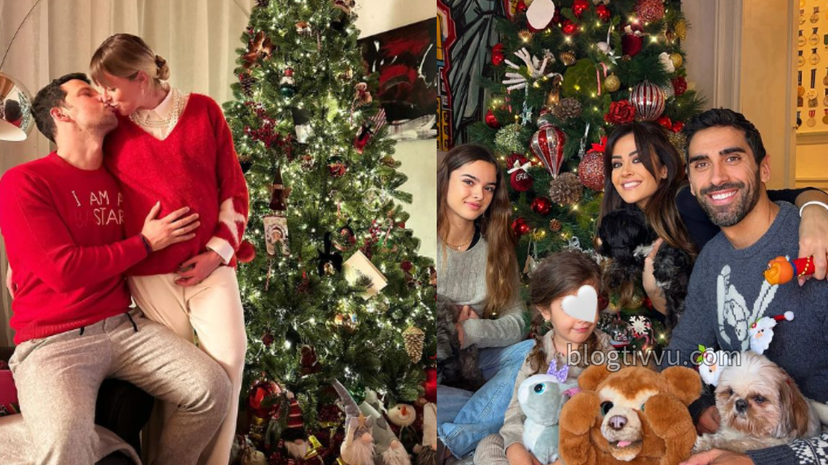 Natale Vip, come hanno festeggiato i personaggi famosi: gli alberi dei Ferragnez e gli altri preview