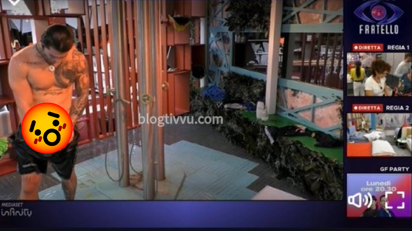 Incidente hot per Paolo Masella al GF: sotto la doccia si vede tutto – FOTO preview