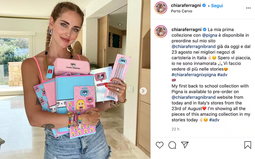 Chiara Ferragni senza pace: altro brand interrompe la collaborazione preview