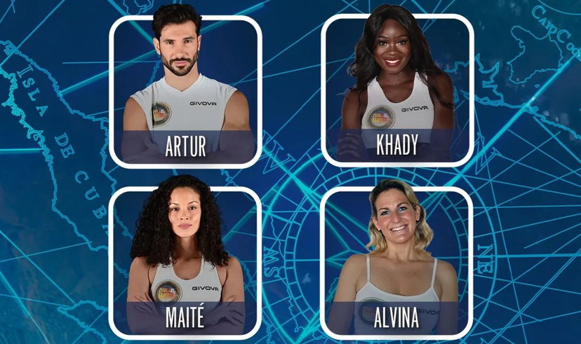Sondaggi Isola dei Famosi 22 aprile: Artur, Khady, Alvina e Maité, ecco chi rischia preview