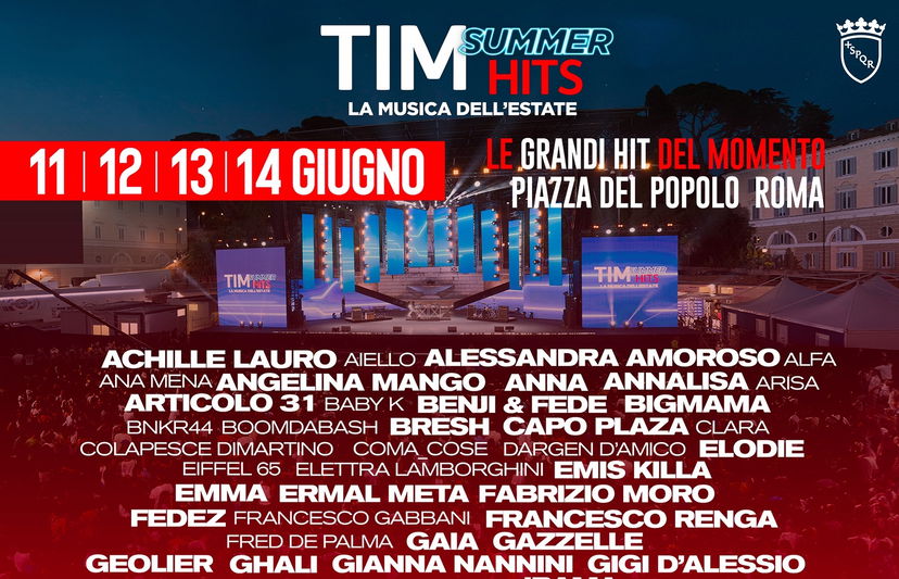 Chi ci sarà al Tim Summer Hits 2024? Cantanti e scaletta dell’evento musicale di Rai1 preview