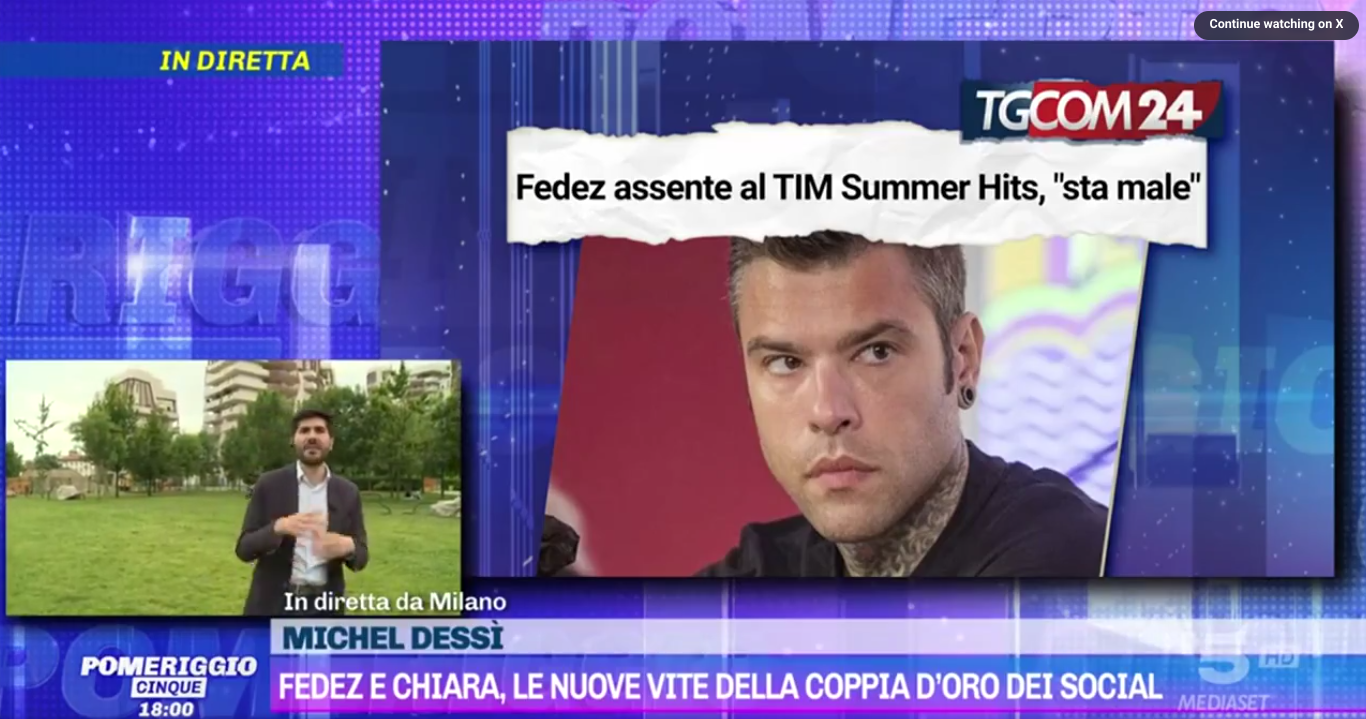 Fedez arrivano 