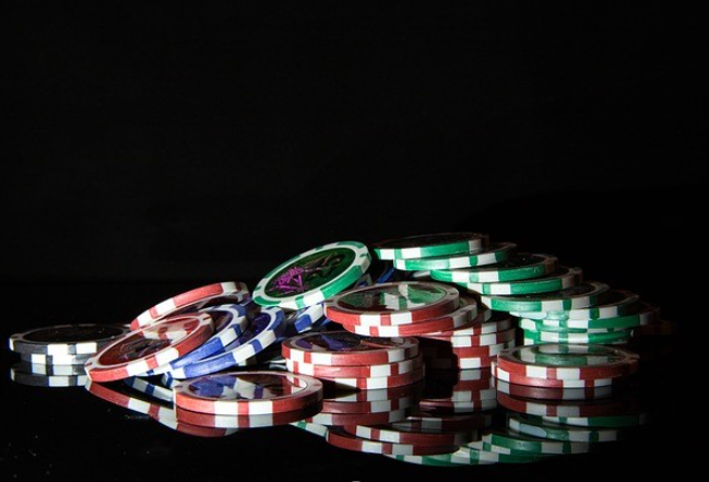 Chips per giocare a poker.