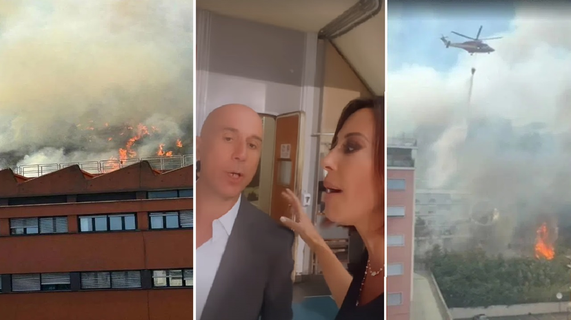Incendio a Roma e fiamme in Via Teulada, evacuata la sede Rai: Estate in Diretta si ferma, la reazione – VIDEO preview