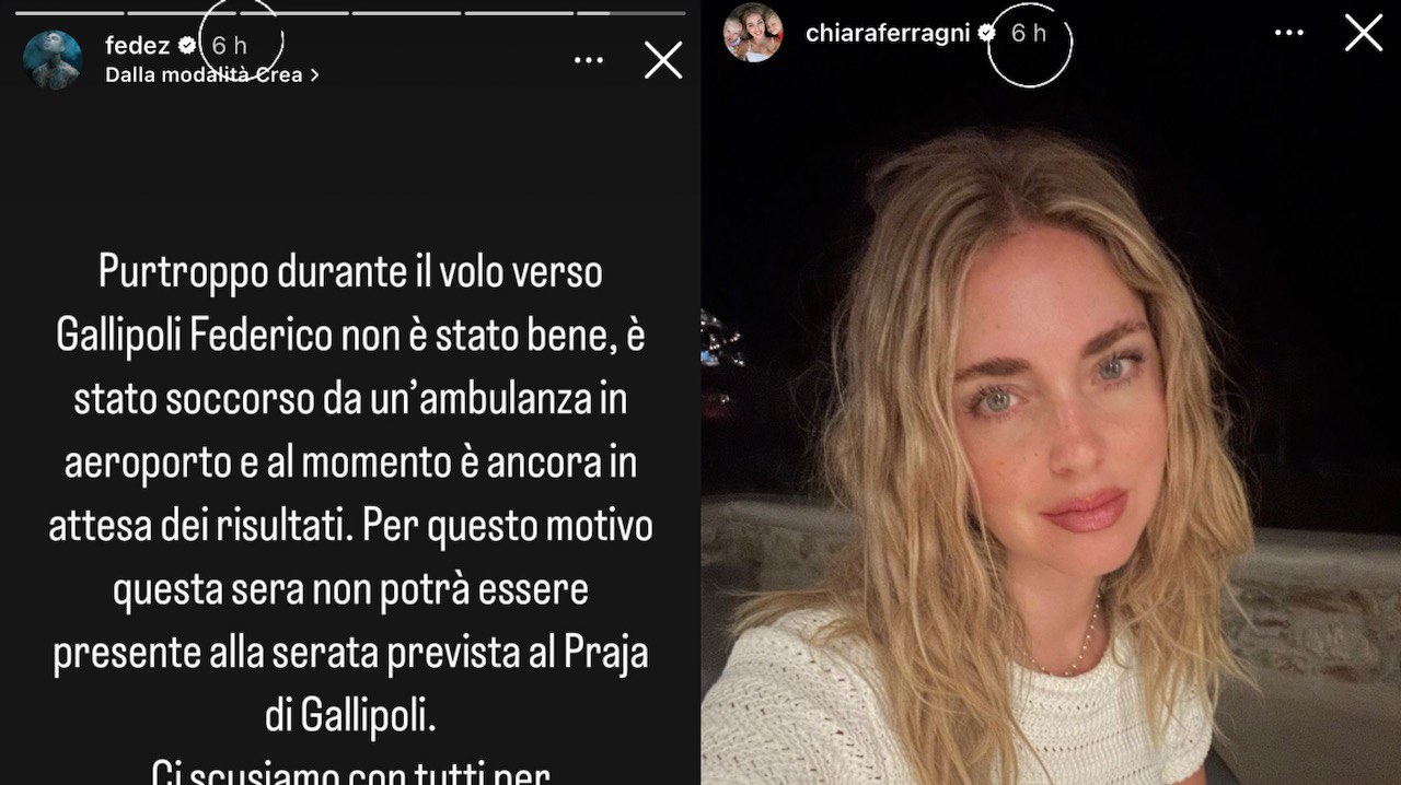 Fedez ricoverato, critiche a Chiara Ferragni