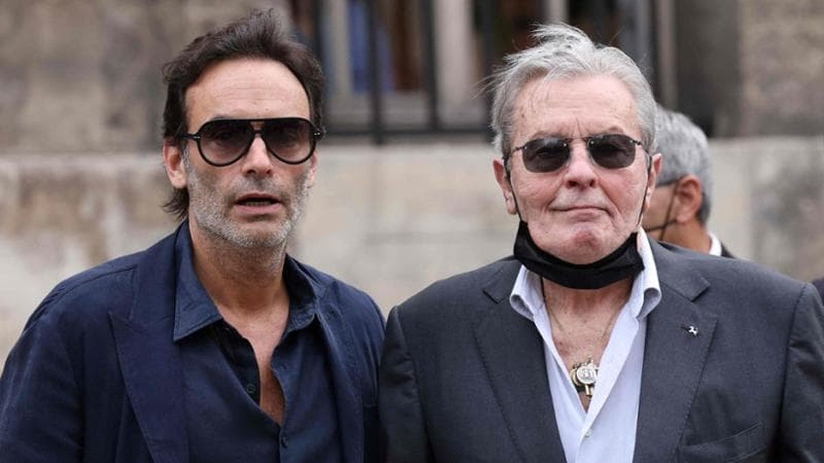 Alain Delon e i figli