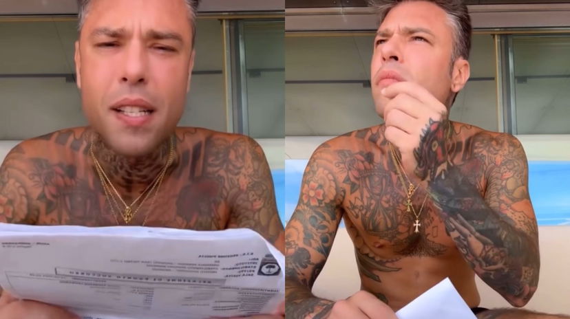 Fedez sbotta contro i giornalisti dopo il ricovero e mostra il referto medico – VIDEO preview