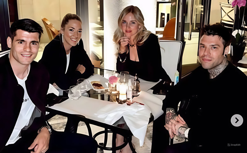 “La maledizione dei Ferragnez”: Alvaro Morata e Alice Campello come Fedez e Chiara, spunta una foto “emblematica” preview