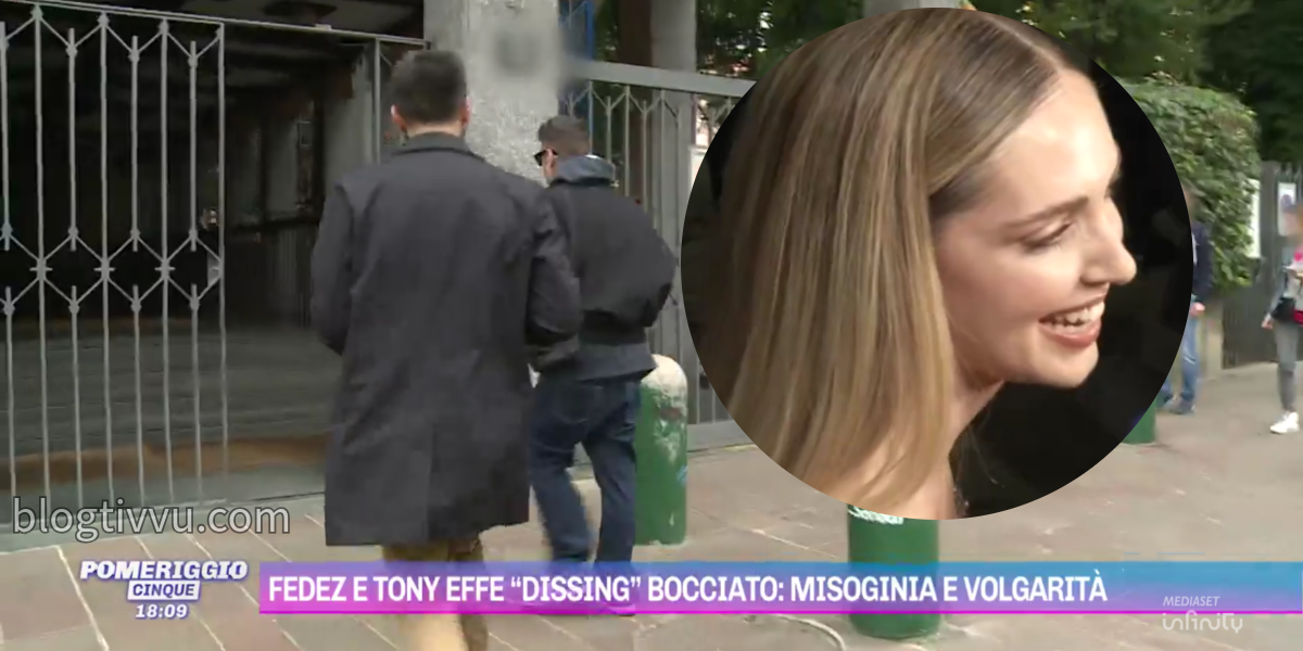 Fedez scappa da Pomeriggio 5, ex gieffina: “Dovrebbe nascondersi”, Chiara Ferragni svela come sta