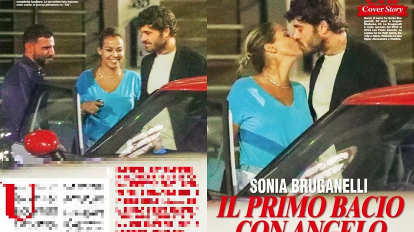 Primo bacio tra Sonia Bruganelli e Angelo Madonia prima di Ballando con le Stelle preview