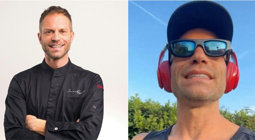 Simone Rugiati litiga i suoi vicini ed esce con un coltello: denunciato preview