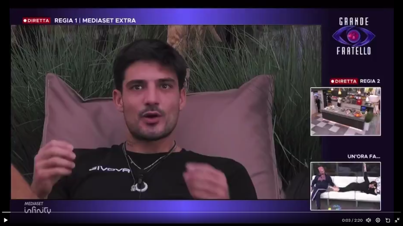 Lorenzo Spolverato, il discorso delirante al GF: “Per lei sono Dio, mi vede come un idolo” – VIDEO preview