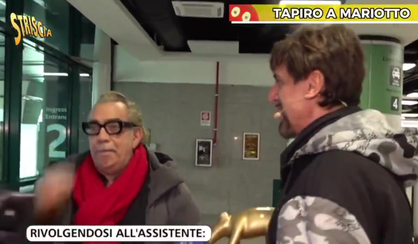 “Piccolo uomo”: conduttrice di Striscia la notizia replica a Mariotto dopo la consegna del Tapiro preview