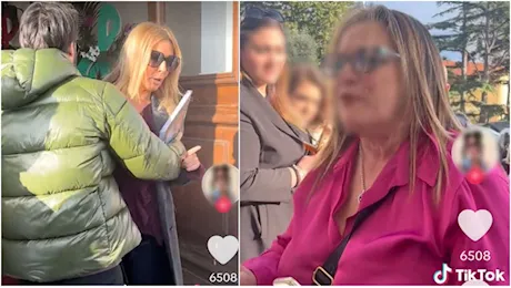 Selvaggia Lucarelli aggredita da una fan di Chiara Ferragni a Sanremo: “Pazza, fai andare la gente in galera!” – VIDEO preview