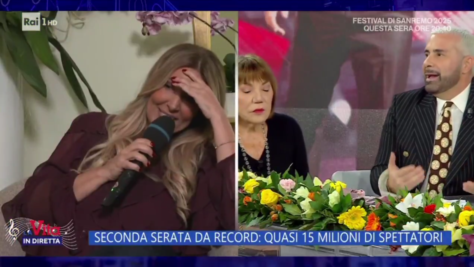 Selvaggia Lucarelli a La vita in diretta