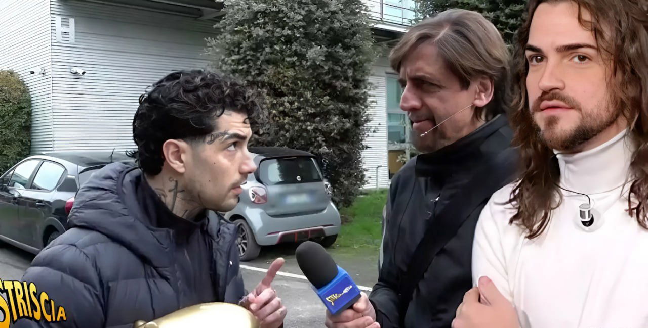 Volano stracci tra Tony Effe e Valerio Scanu: Striscia interviene a gamba tesa col Tapiro (VIDEO)