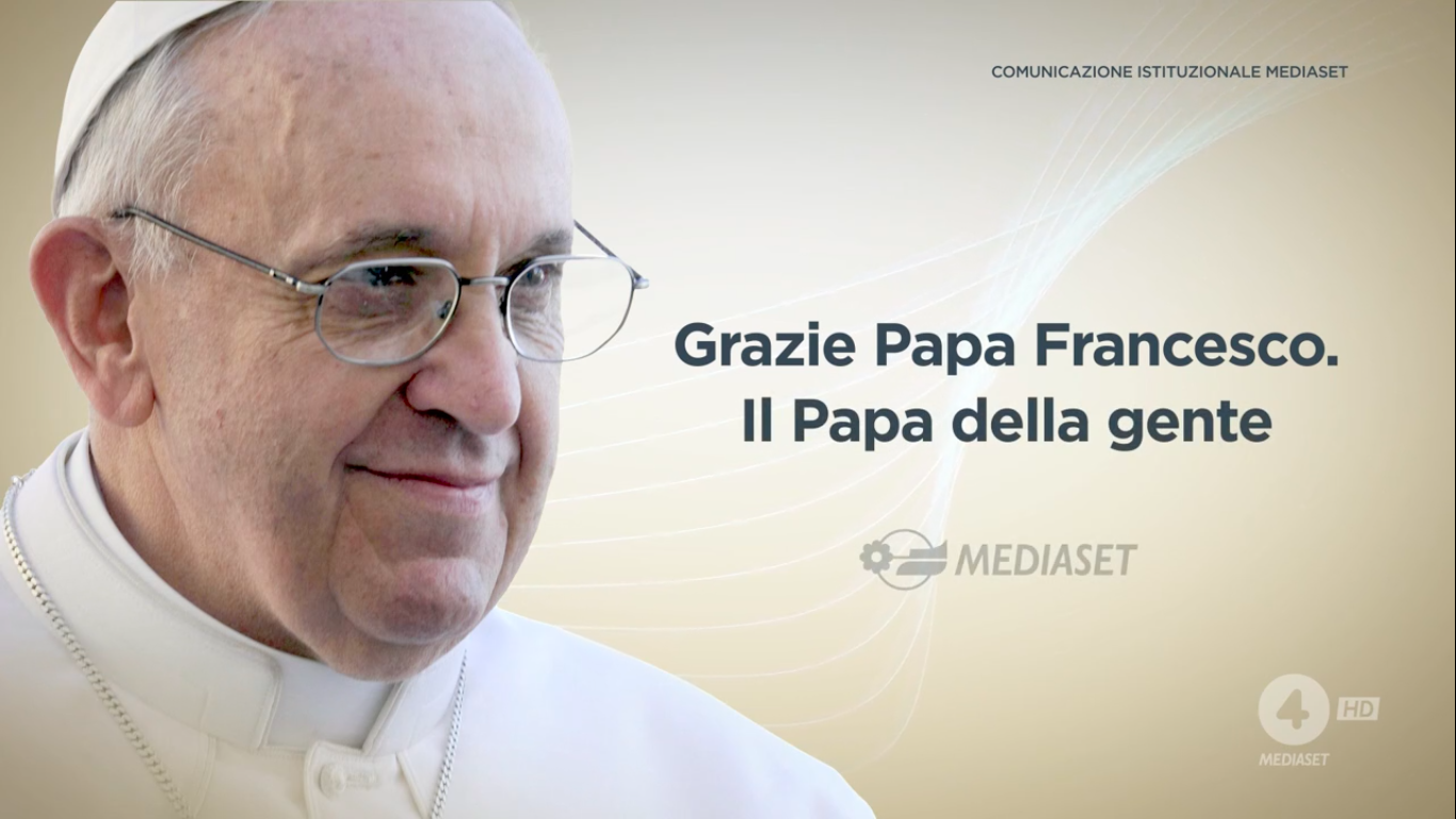 Morte Papa Francesco, programmazione Mediaset