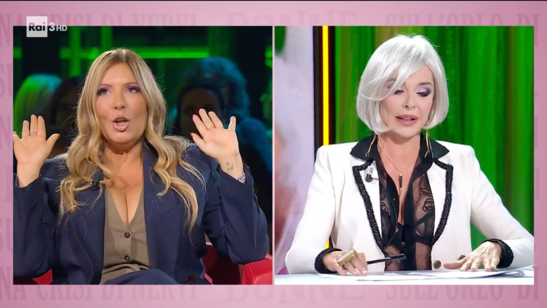 Selvaggia Lucarelli e Alba Parietti
