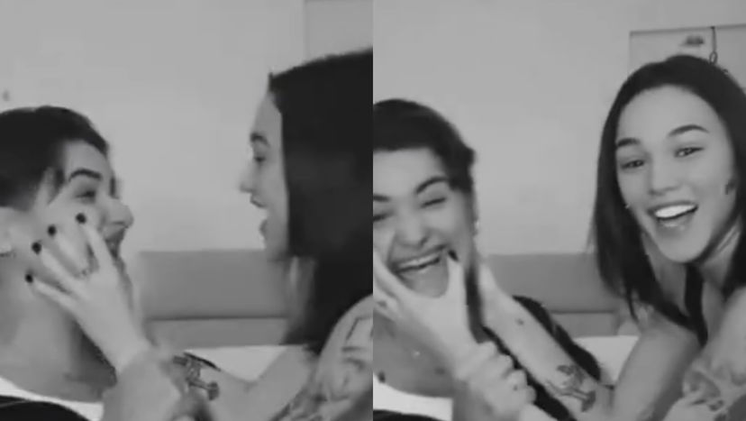 Maria Esposito e Silvia, primo bacio pubblico: il video preview